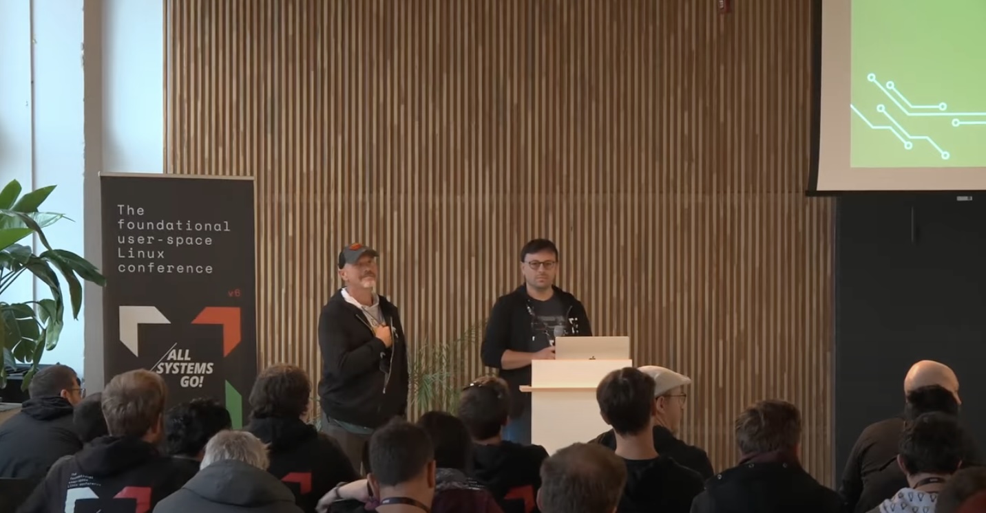 Me and Serge on stage